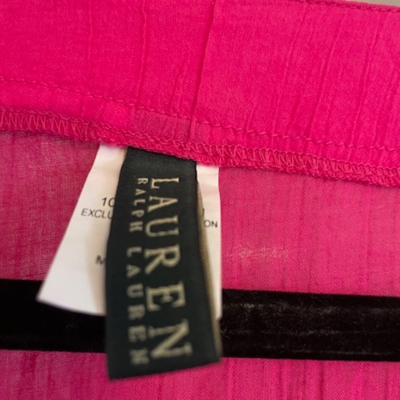 Lauren Ralph Lauren Magenta Beach Cover Up, Size Large - Picture 4 of 7